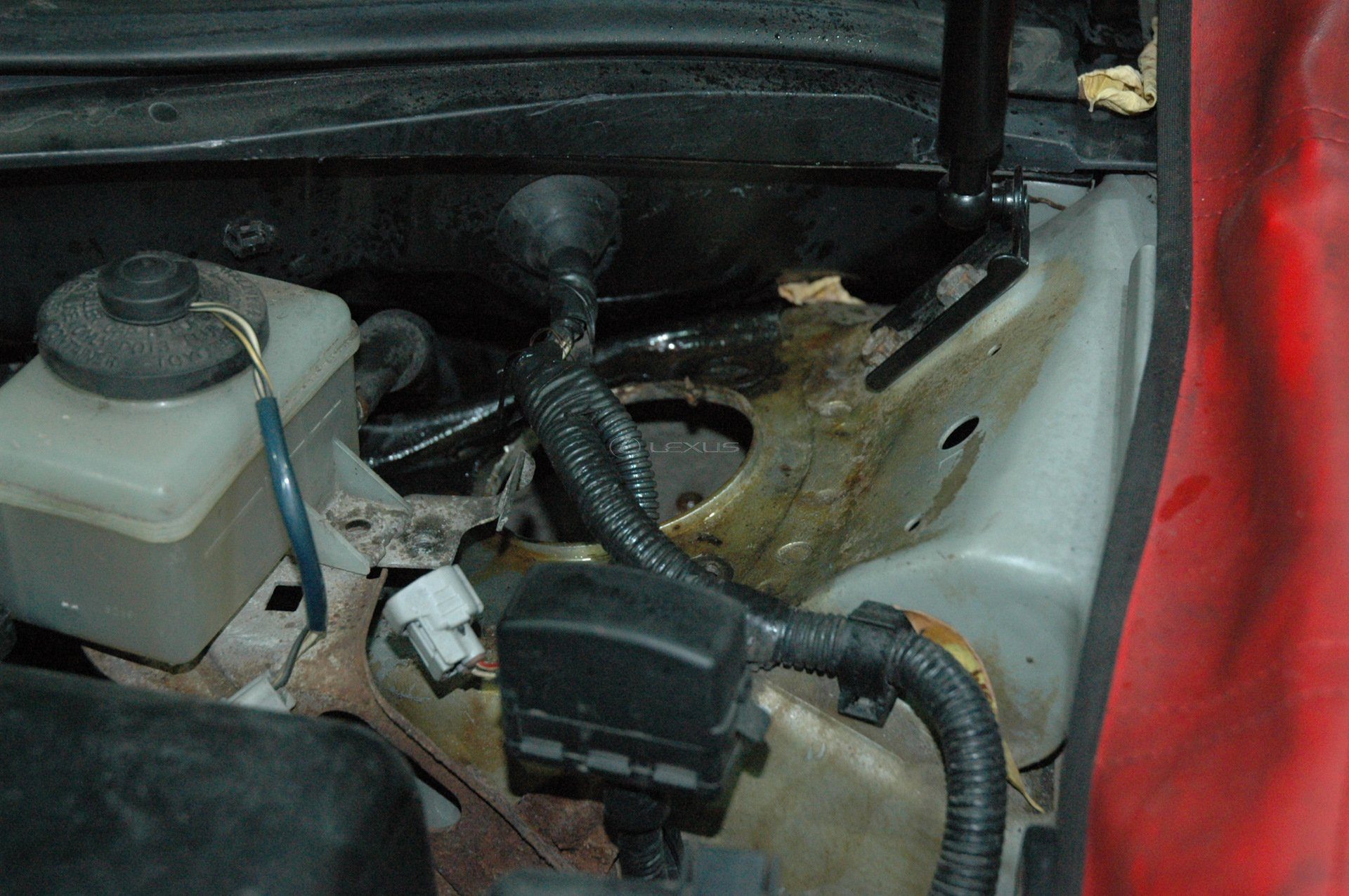 Lexus RX300 Замена амортизаторов и опор передней подвески
